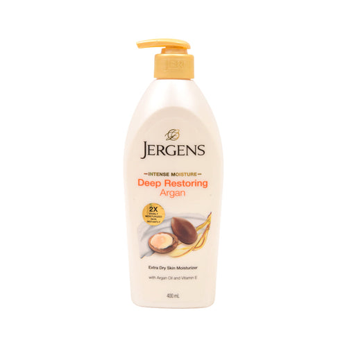 JERGENS LOTION DEEP RESTORING ARGAN MOISTURIZER 400 ML
