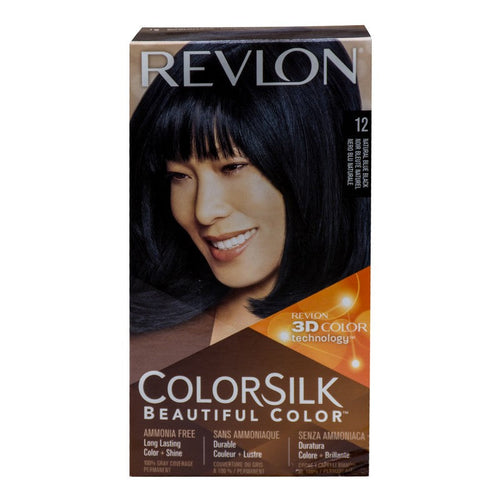 REVLON HAIR COLOR SILK NATURAL BLUE BLACK 12