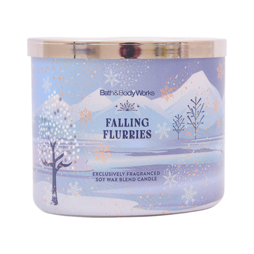 BATH AND BODY WORKS FALLING FLURRIES CANDLE 411G