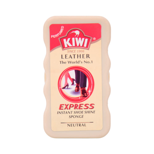 KIWI EXPRESS INSTANT SHOE SHINE SPONGE (NEUTRAL)