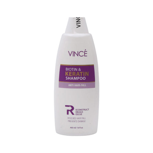 VINCE BIOTIN & KERATIN SHAMPOO ANTI HAIR-LOSS 460 ML