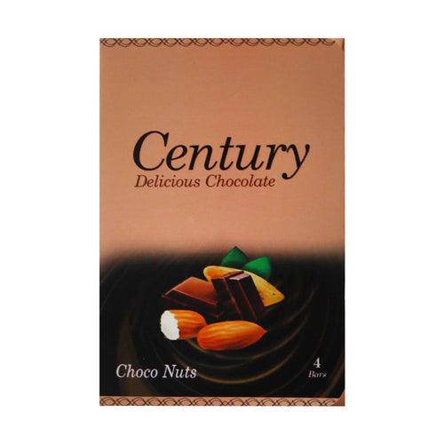 CENTURY CHOCLATE DELICIOUS CHOCO NUTS 4 BAR 52 GM