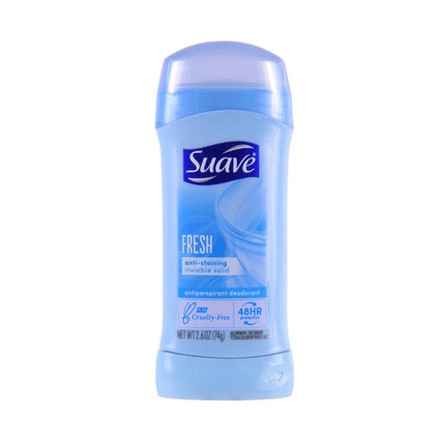 SUAVE DEODORANT STICK FRESH INVISIBLE SOLID 74 GM
