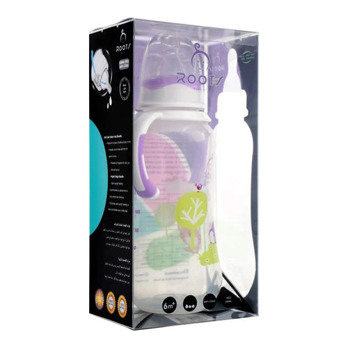 ROOTS NATURAL ANTI COLIC FEEDER 6MONTHS LARGE J1013 310ML