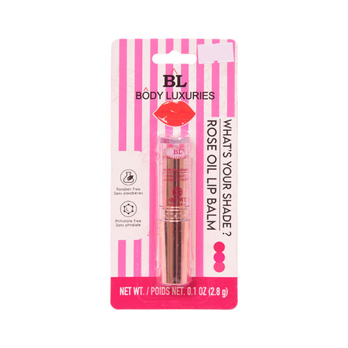 BODY LUXURIES ROSE OIL LIP BALM 2.8GM