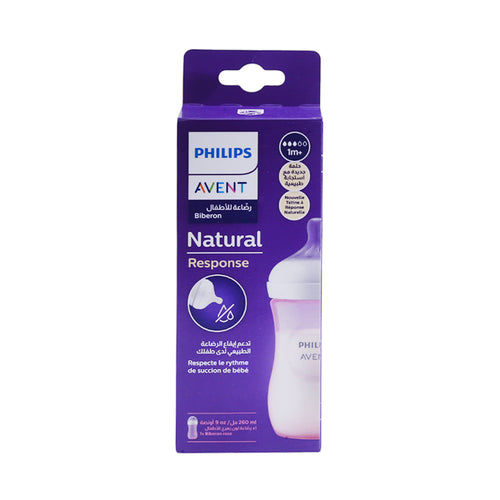PHILIPS AVENT FEEDING BOTTLE NATURAL 1M+260 ML SCY903/11