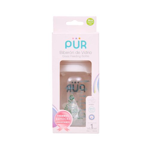 PUR GLASS FEEDING BOTTLE 1202 130 ML