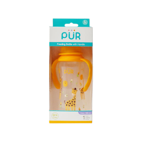 PUR SHAPE BOTTLE WITH HANDLE FEEDING 9014 250 ML