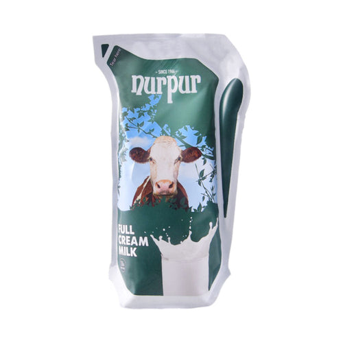 NURPUR FULL CREAM MILK POUCH 250 ML