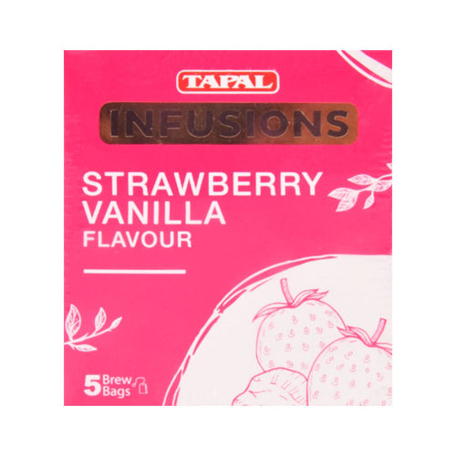 TAPAL INFUSIONS STRAWBERRY & VANILLA GREEN TEA 10 GM