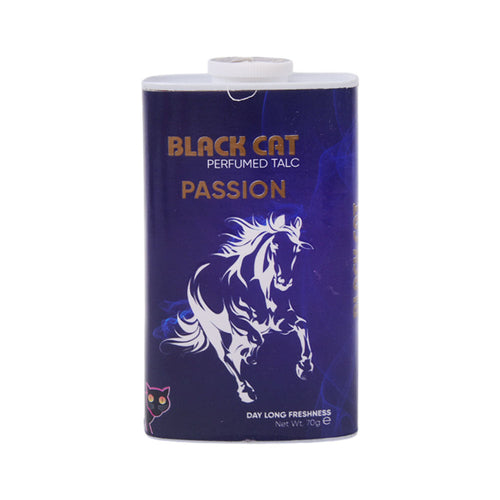 BLACK CAT PASSION PERFUMED TALC 70GM