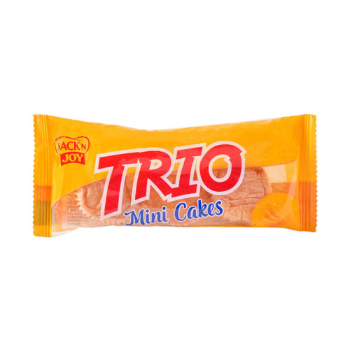 JACK N JOY TRIO MINI CAKE BANANA 36GM