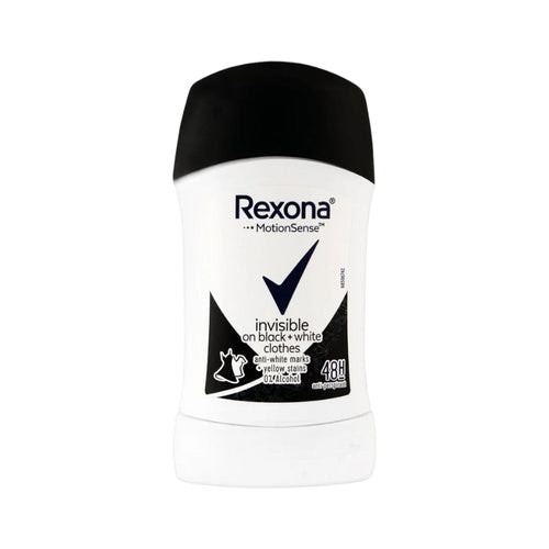 REXONA DEO STICK INVISIBLE BLACK WHITE 40 ML