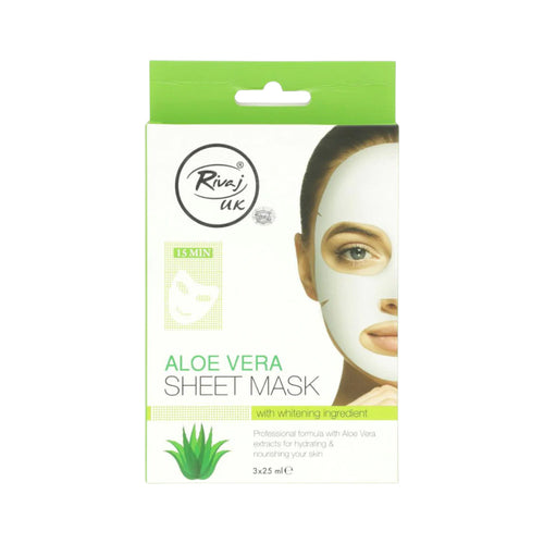 RIVAJ ALOE VERA FACIAL SHEET MASK 25ML