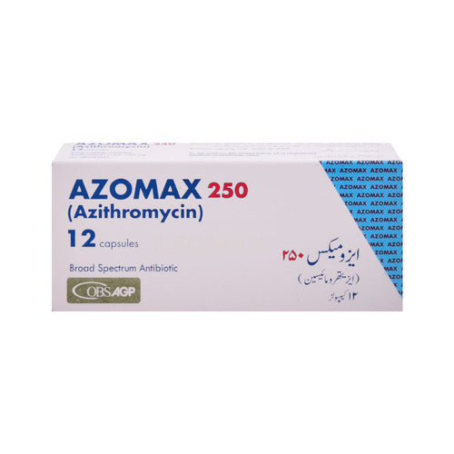 AZOMAX 250MG CAP 12S