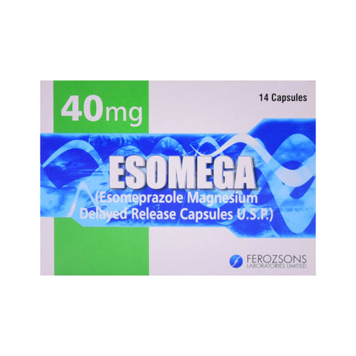 ESOMEGA 40MG CAP 14S
