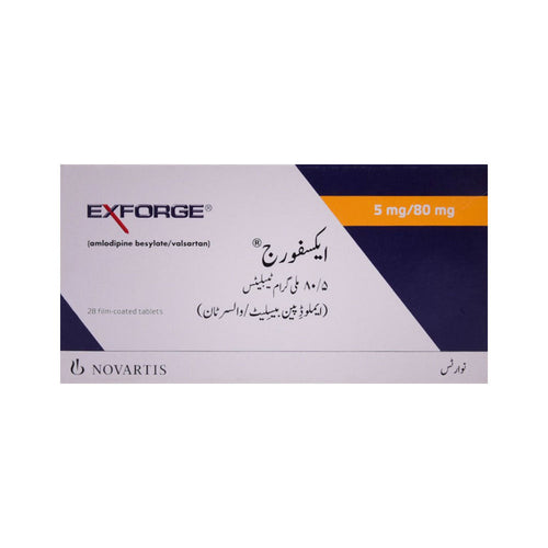 EXFORGE 5MG/80MG TAB 28S