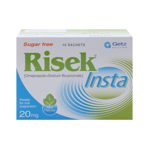 RISEK 20MG INSTA SACHETS 10S