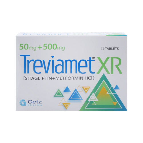 TREVIAMET XR 50/500MG TAB 14S