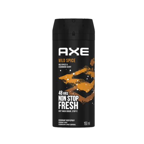 AXE DEODORANT WILD SPICE & CEDARWOOD SCENT 150 ML