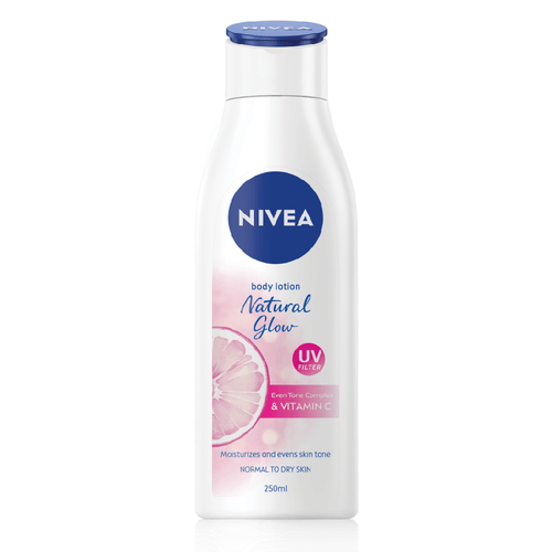 NIVEA BODY LOTION NATURAL GLOW FOR DRY SKIN 250 ML