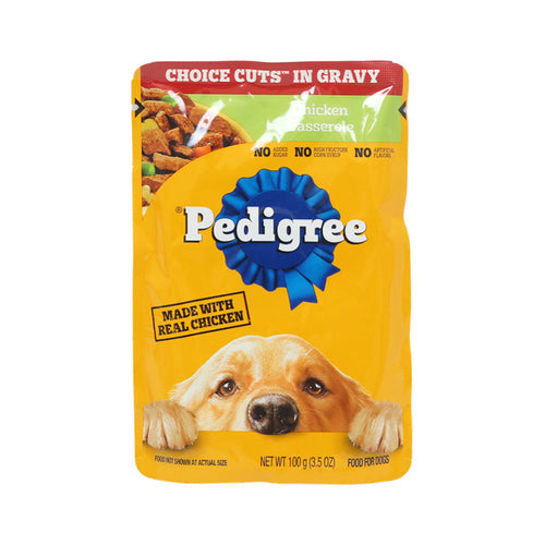 PEDIGREE DOG FOOD CHICKEN CASSEROLE 100 GM