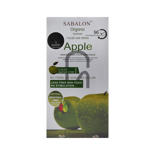 SABALON APPLE COLOR NATURAL BLACK  NO 1