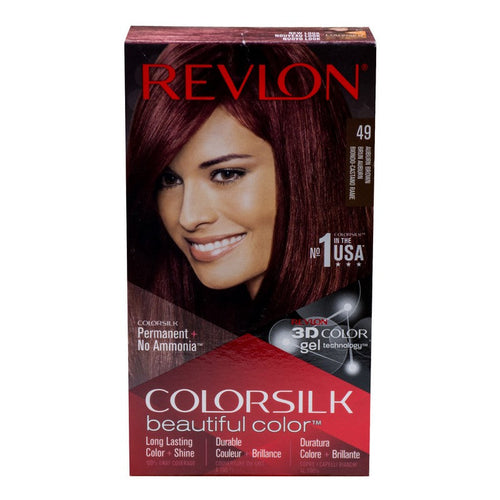 REVLON HAIR COLOR SILK AUBURN BROWN 49