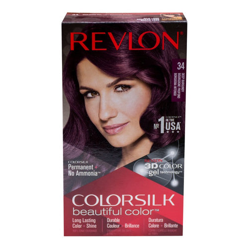REVLON HAIR COLOR SILK DEEP BURGUNDY 34