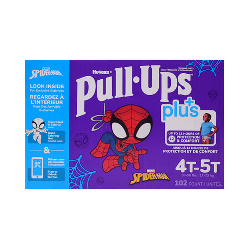 HUGGIES TRAINING PANTS PULL UPS PLUS BOYS 17 23 KG 102 PC