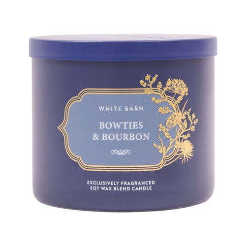 BATH AND BODY WORKS BOWTIES & BOURBON CANDLE 411G