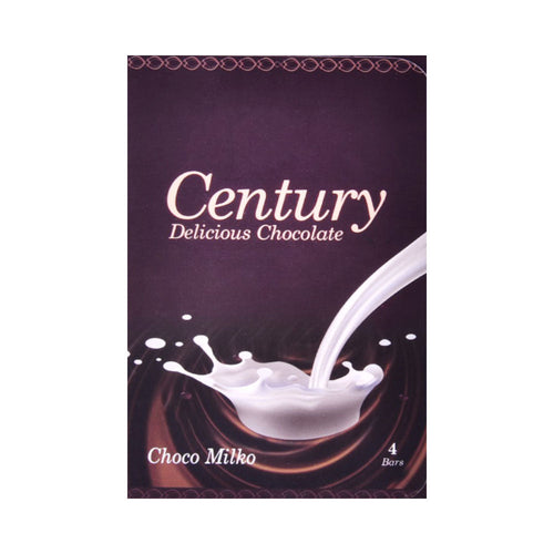 CENTURY CHOCLATE DELICIOUS CHOCO MILKO 4 BAR 52 GM