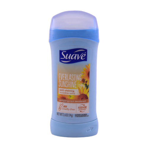 SUAVE DEODORANT STICK EVERLASTING SUNSHINE 74 GM