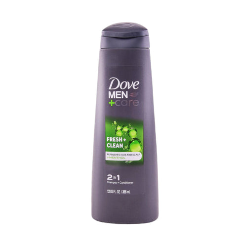 DOVE MEN CARE SHAMPOO FRESH CLEAN 2IN1 355 ML