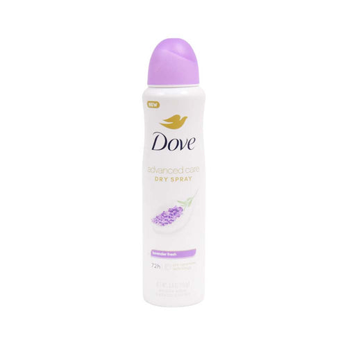 DOVE DEODORANT SPRAY ADVANCED CARE LAVENDER FRESH 107 GM