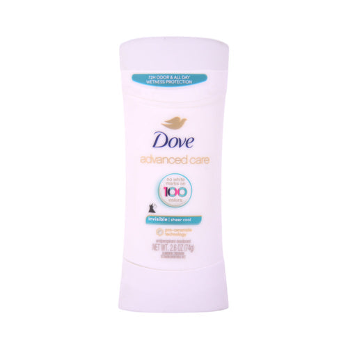DOVE DEO STICK ADVANCED CARE SHEER COOL 74 GM