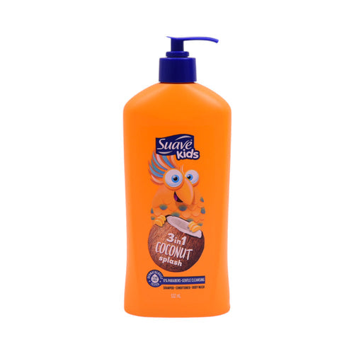 SUAVE KIDS SHAMPOO & CONDITIONER COCONUT SPLASH 532 ML