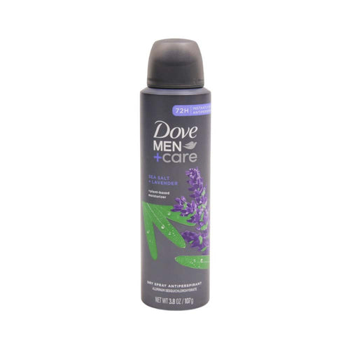 DOVE MEN DEODORANT SPRAY RELAXING SEA SALT LAVENDER 107 GM