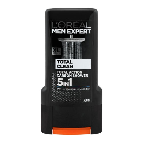 LOREAL MEN EXPERT SHOWER GEL PURE  CARBON CLEAN 5IN1 300 ML