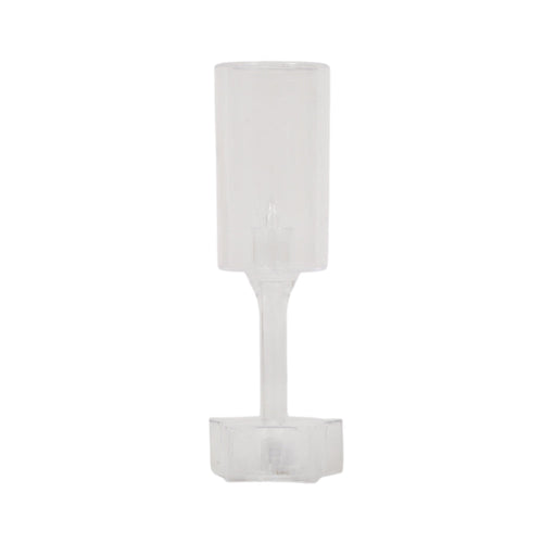 LED CANDLE IR CHAMPAGNE GLASS MULTI LIGHT CLEAR BOTTOM D-27