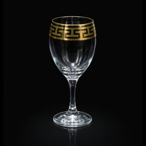 GLASS PSB IMPERIAL HAND CUT GOLD 44272-HGB022 (Pack of 6)