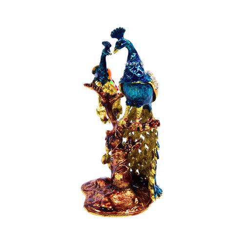 JEWELLERY BOX BEADS PEACOCK 9646