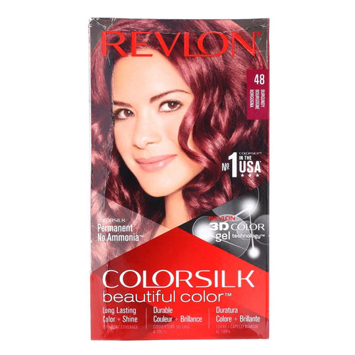REVLON HAIR COLOR SILK BURGUNDY 48