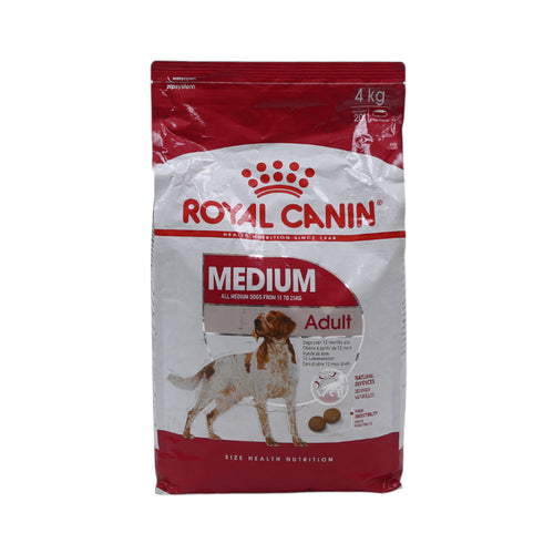 ROYAL CANIN DOG FOOD ADULT MEDIUM 4 KG BASIC