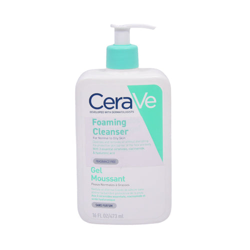 CERAVE FOAMING CLEANSER FOR NORMAL TO OILY SKIN 473ML