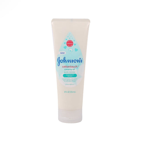 JOHSONS BABY CREAMY OIL COTTONTOUCH 236 ML