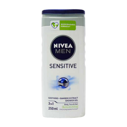 NIVEA MEN SHOWER GEL SENSITIVE 3IN1 250 ML