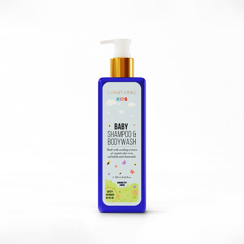 C o NATURAL COSMETICS BABY SHAMPOO AND BODY WASH 250ML