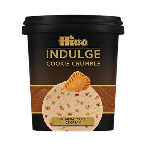 HICO INDULGE COOKIE CRUMBLE PREMIUM ICE CREAM 500ML