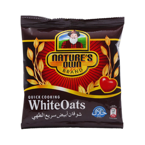 NATURES OWN CEREAL WHITE OATS POUCH 40 GM